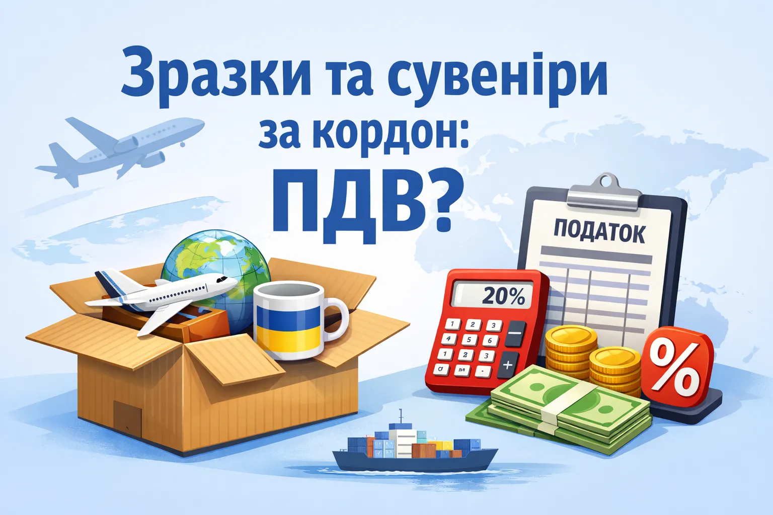 Зразки й сувеніри на виставку за кордон: як оподатковуються ПДВ?