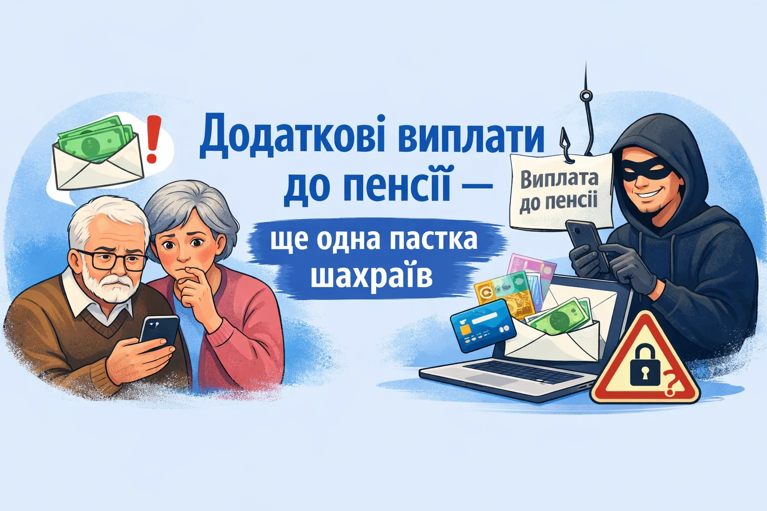 «Додаткові виплати до пенсії» — ще одна пастка шахраїв