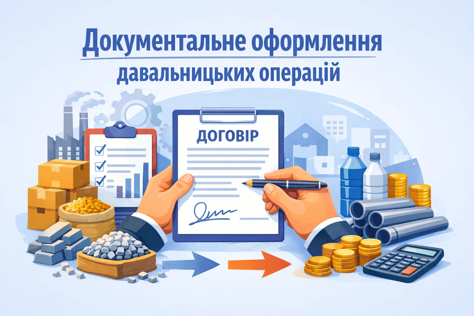Документальное оформление давальческих операций
