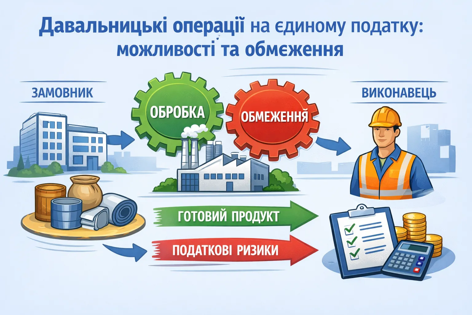 Давальницькі операції на єдиному податку: можливості та обмеження Давальницькі операції на єдиному податку: можливості та обмеження