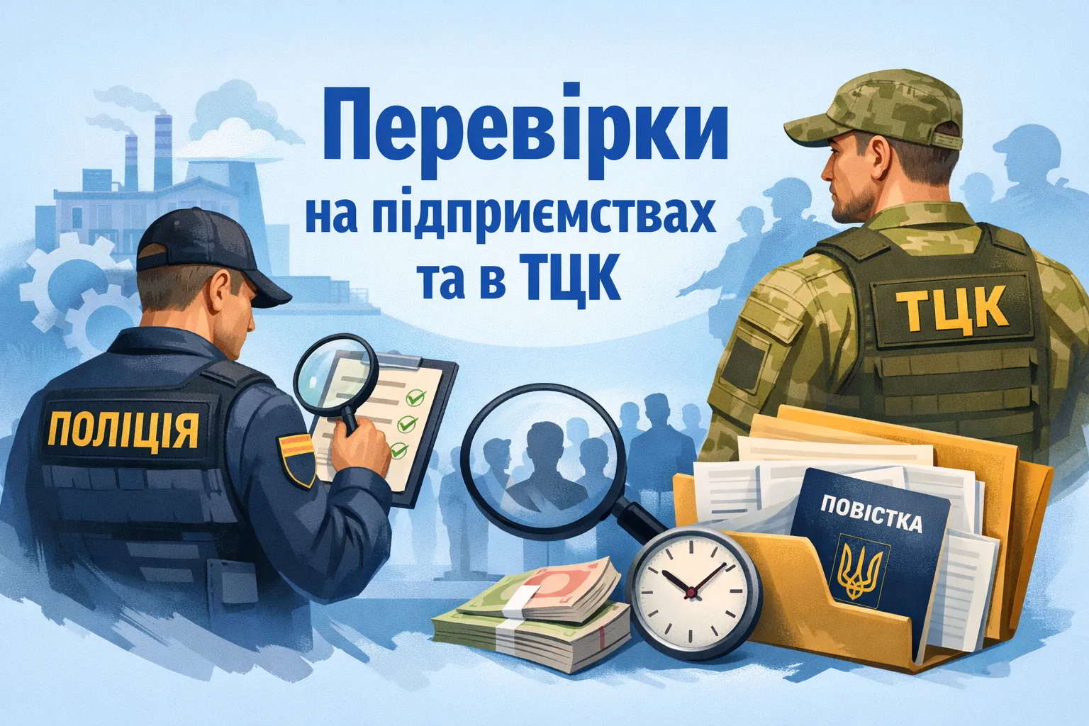Тисячі бронювань під перевіркою: що поліція шукає на підприємствах і в ТЦК