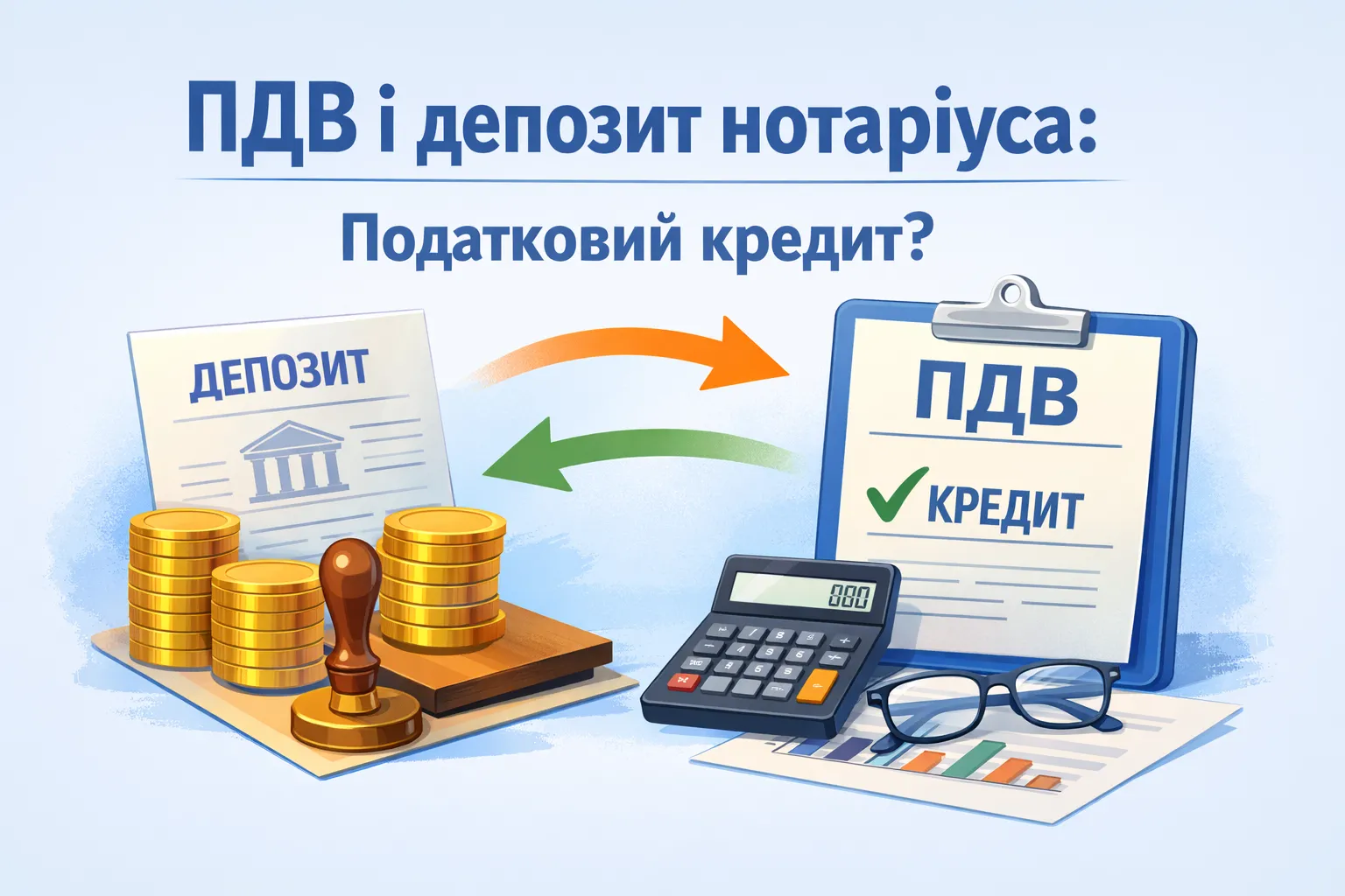 ПДВ і депозит нотаріуса: чи є право на податковий кредит? ПДВ і депозит нотаріуса: чи є право на податковий кредит?
