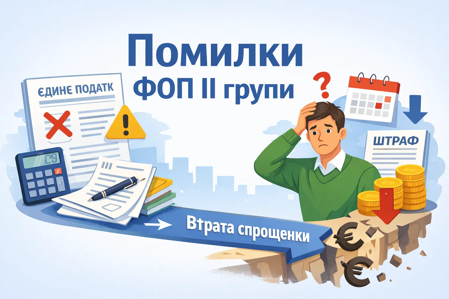 ФОП ІІ групи ЄП: типові помилки, через які втрачають спрощенку
