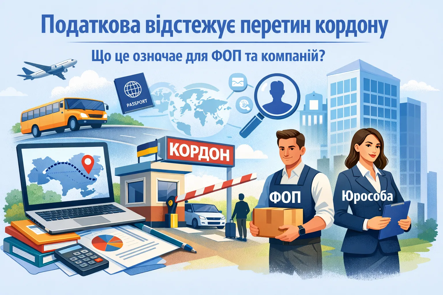 Податкова бачить інформацію про перетин кордону: що це означає для ФОП та юрособи?