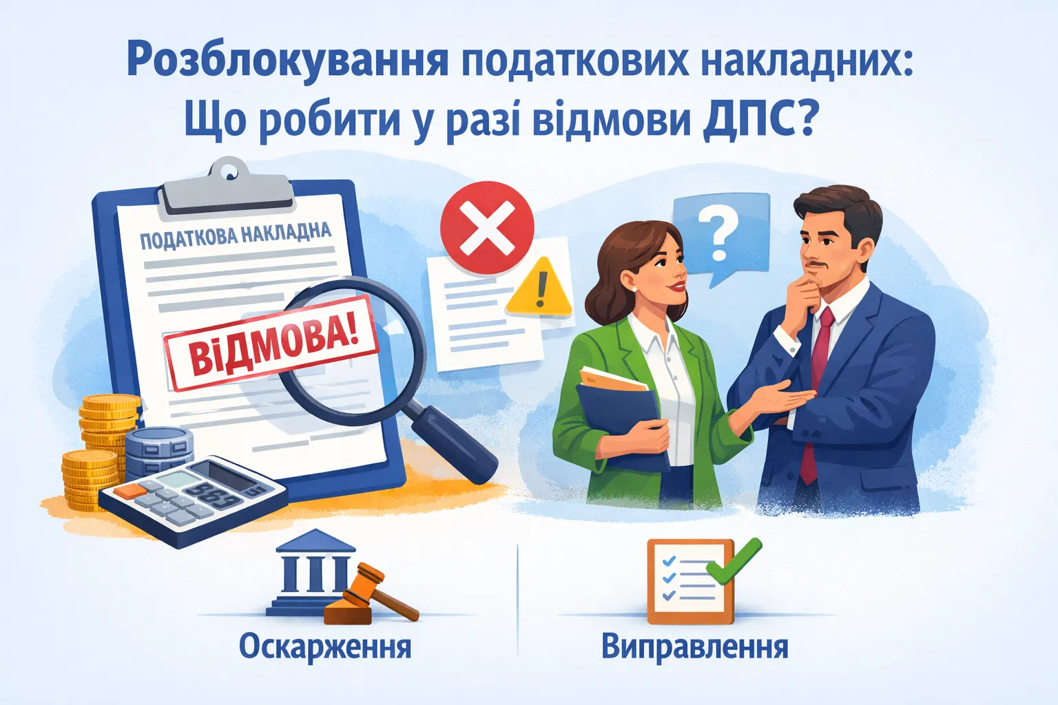 Як розблокувати податкові накладні у ситуації відмови ДПС