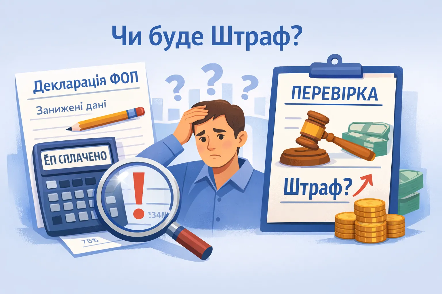 ЄП сплачено, але в декларації заниження зобов'язань: чи оштрафують ФОП