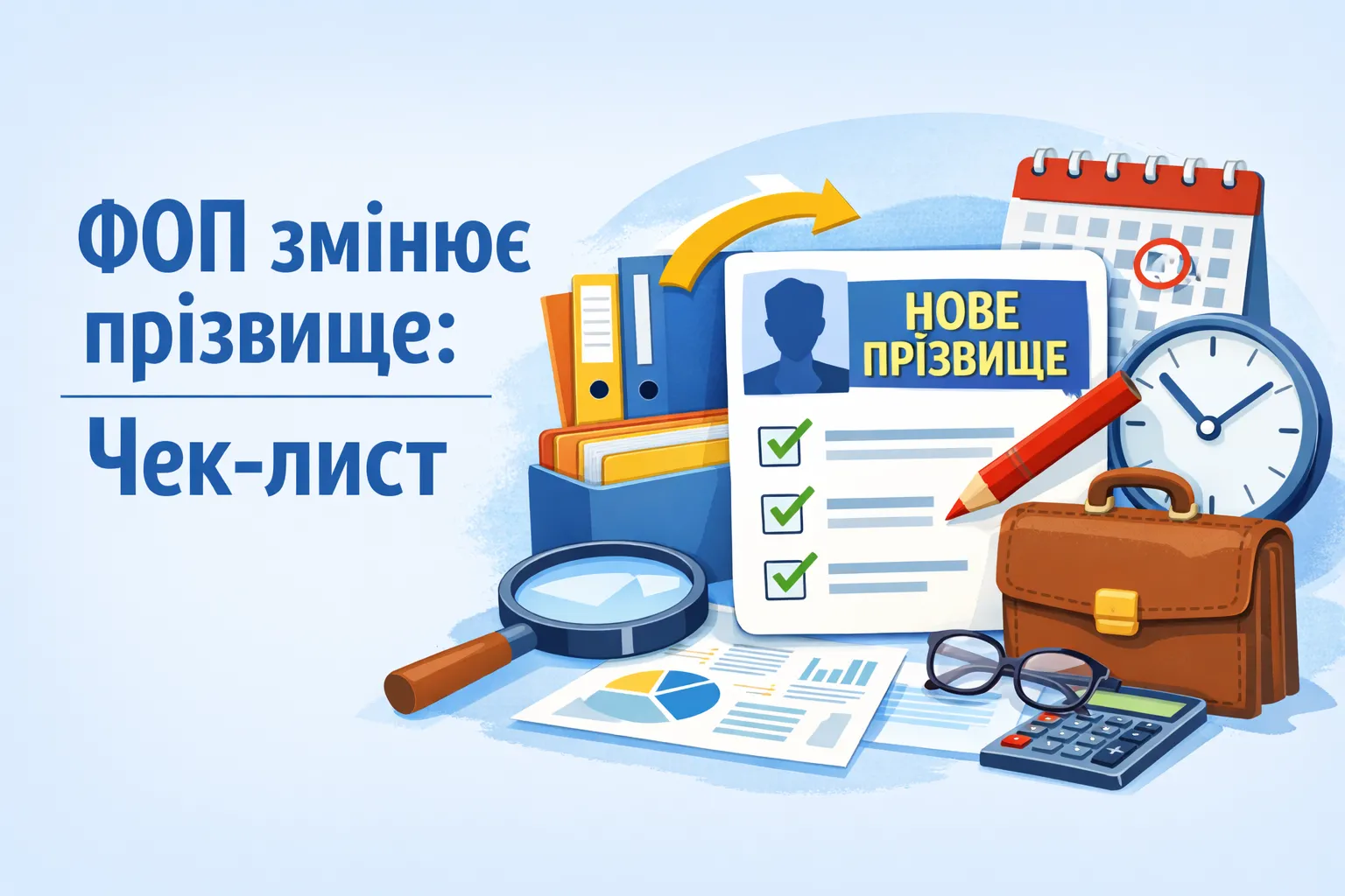 ФОП змінює прізвище: чек-лист