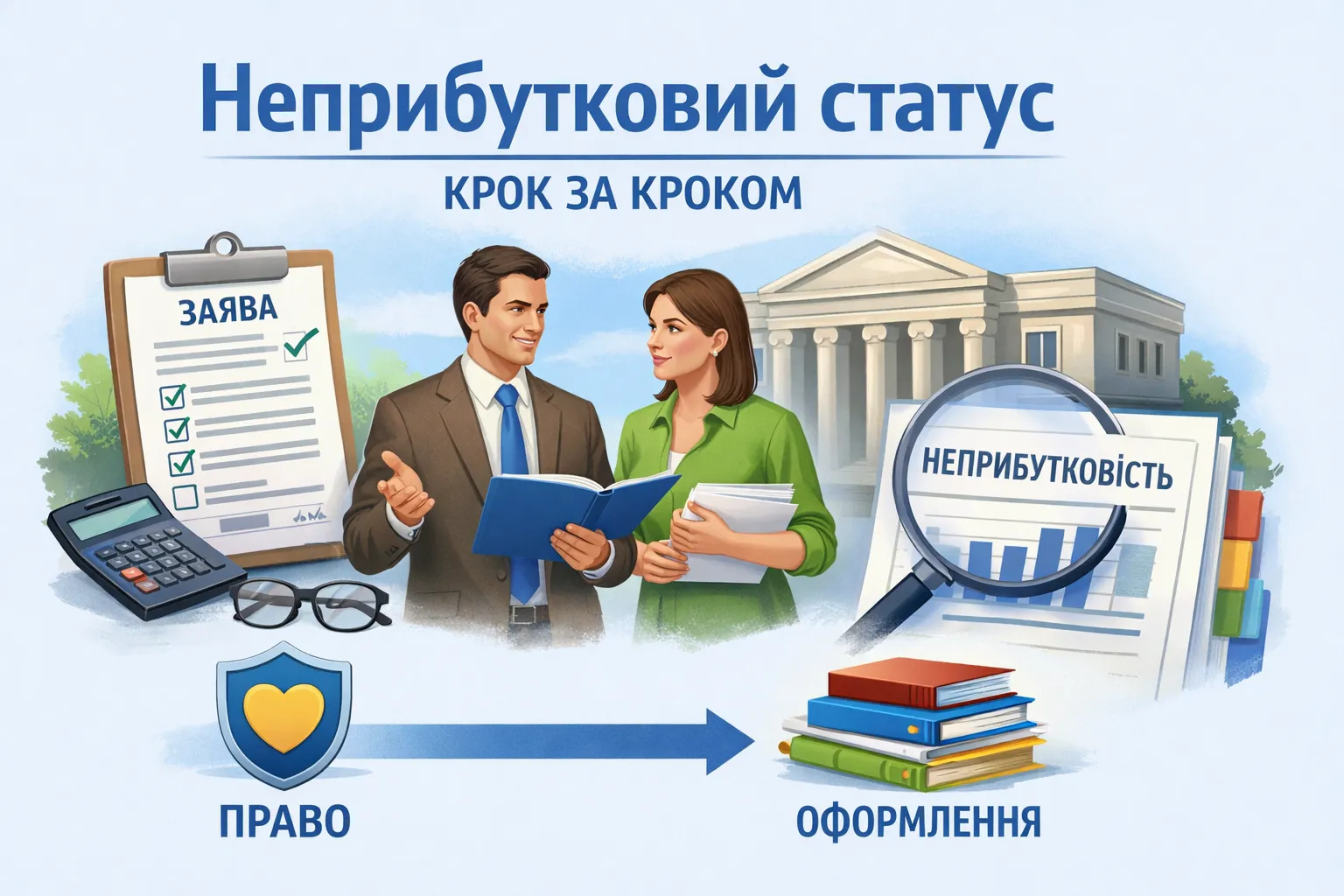 Неприбутковий статус крок за кроком: хто має право та як оформити