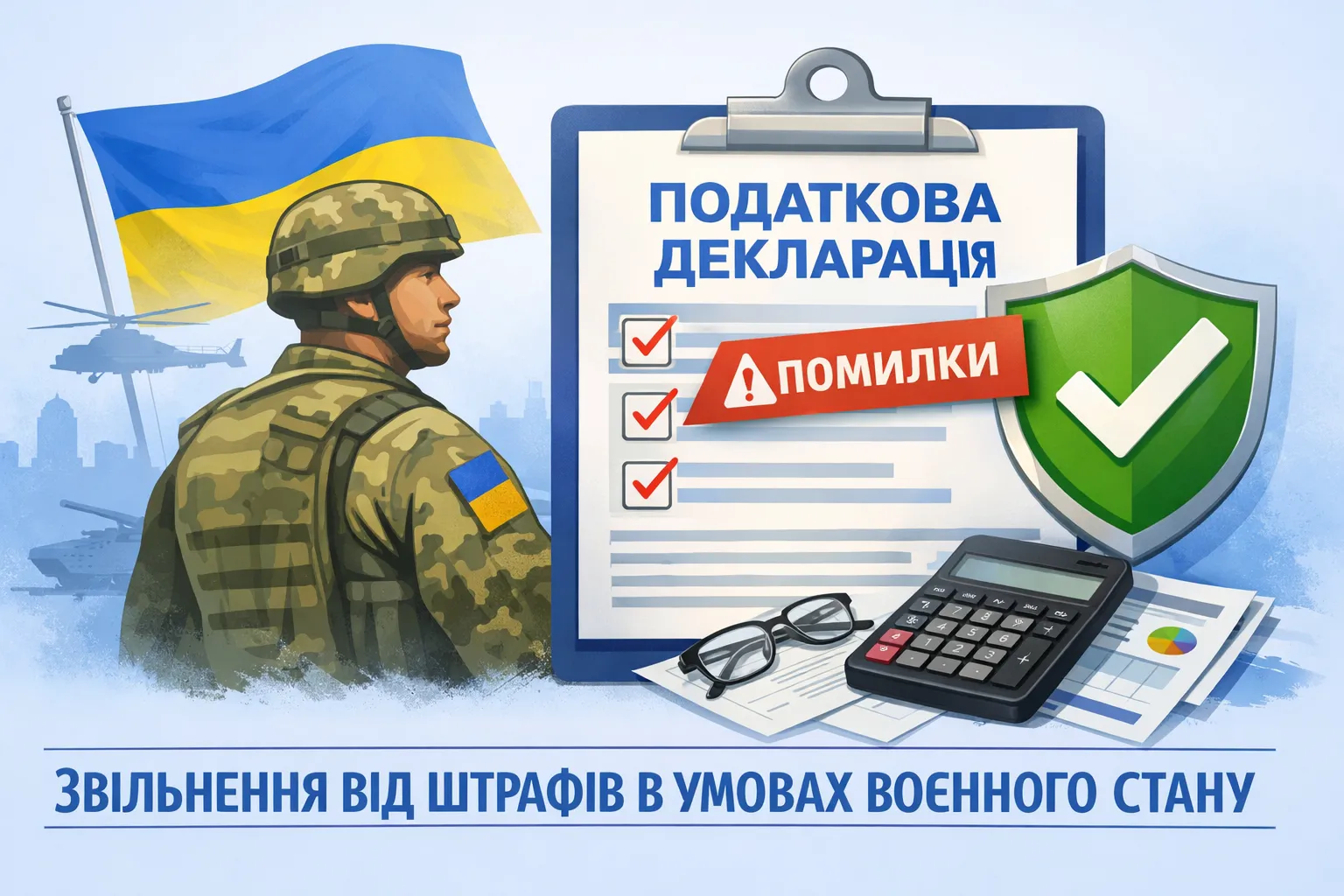 Воєнний стан і помилки в декларації: коли платник звільняється від штрафів