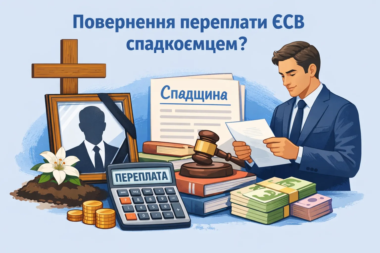 Смерть ФОП і ЄСВ: чи може спадкоємець повернути переплату