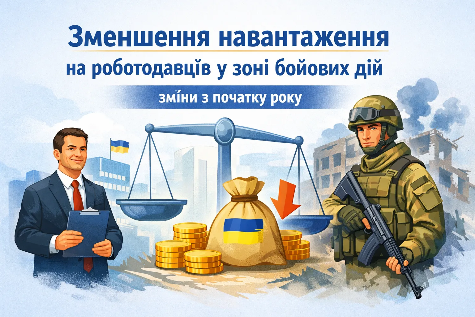 Кабмін зменшив навантаження на роботодавців у зоні бойових дій: зміни діють з початку року