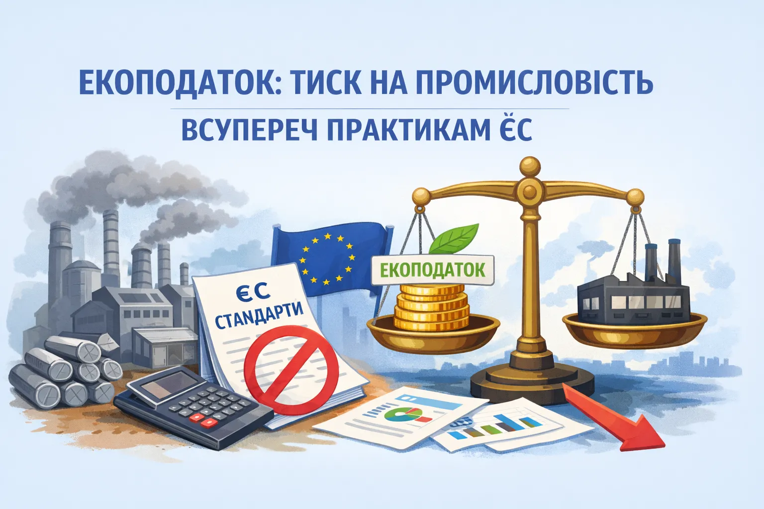 Новий екоподаток може посилити тиск на промисловість і суперечить практиці ЄС