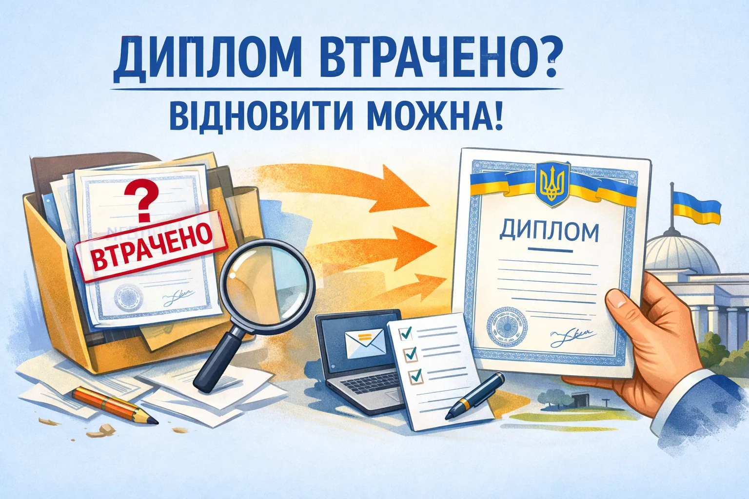 Диплом утерян? Восстановить можно!