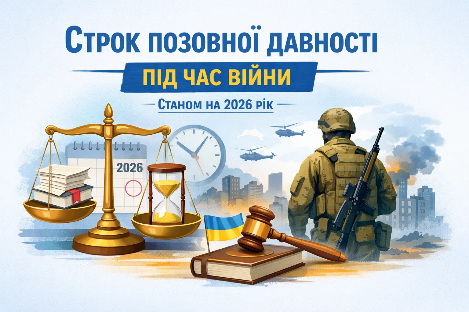 Строк позовної давності під час війни (станом на 2026 рік) Строк позовної давності під час війни (станом на 2026 рік)