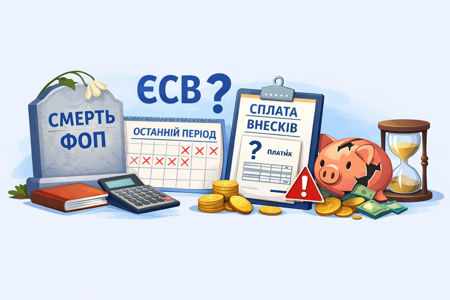 Смерть ФОП і ЄСВ: що з внеском за останній період? Смерть ФОП і ЄСВ: що з внеском за останній період?
