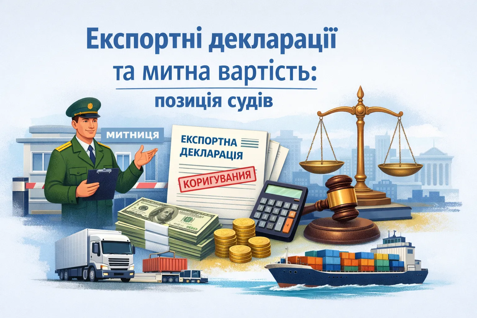 Митниця вимагає експортну декларацію та коригує митну вартість: що кажуть суди