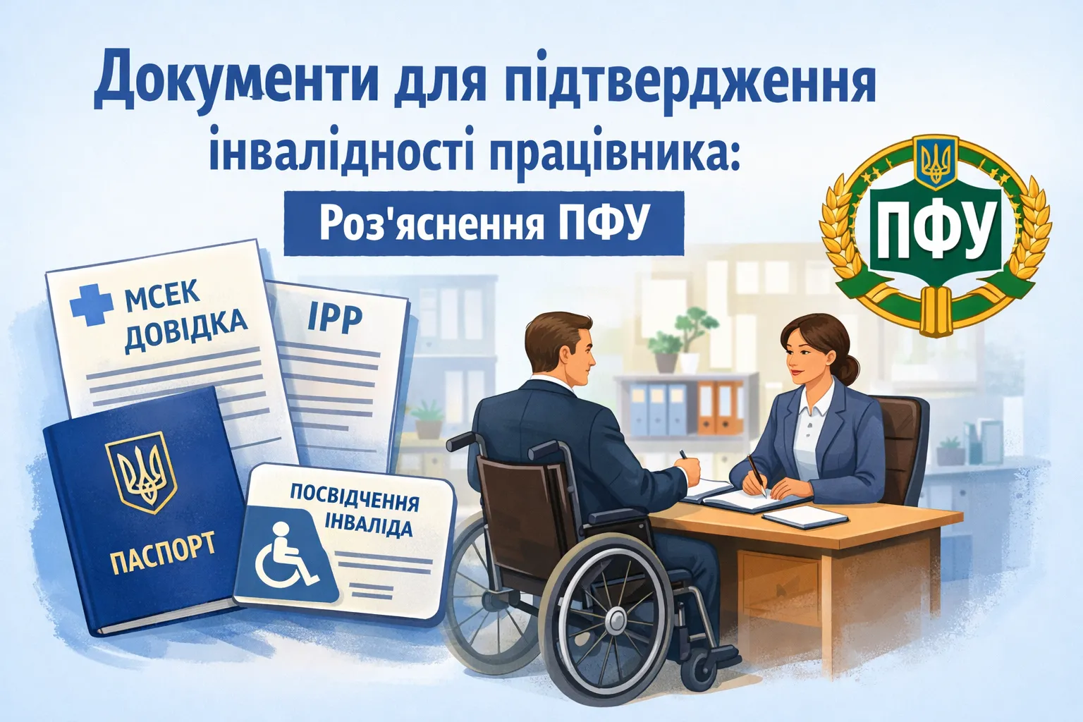 Які документи підтверджують інвалідність працівника для виконання «інвалідного» нормативу: роз’яснення ПФУ
