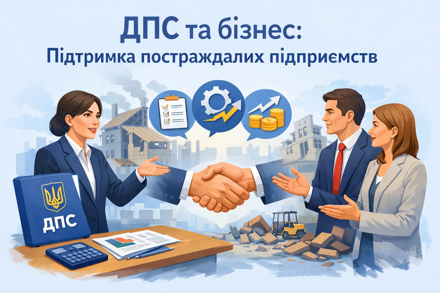 ДПС обговорює з бізнесом можливості вдосконалення підтримки постраждалих підприємств