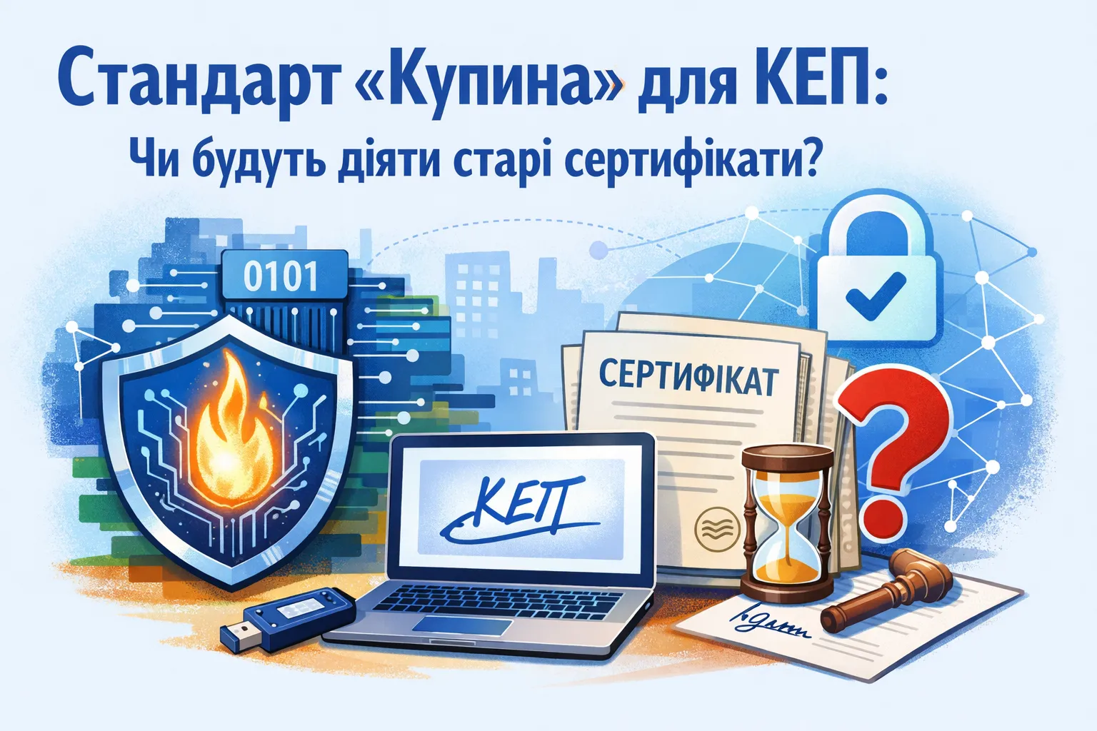 Стандарт «Купина» для КЕП: чи діятимуть раніше отримані сертифікати Стандарт «Купина» для КЕП: чи діятимуть раніше отримані сертифікати