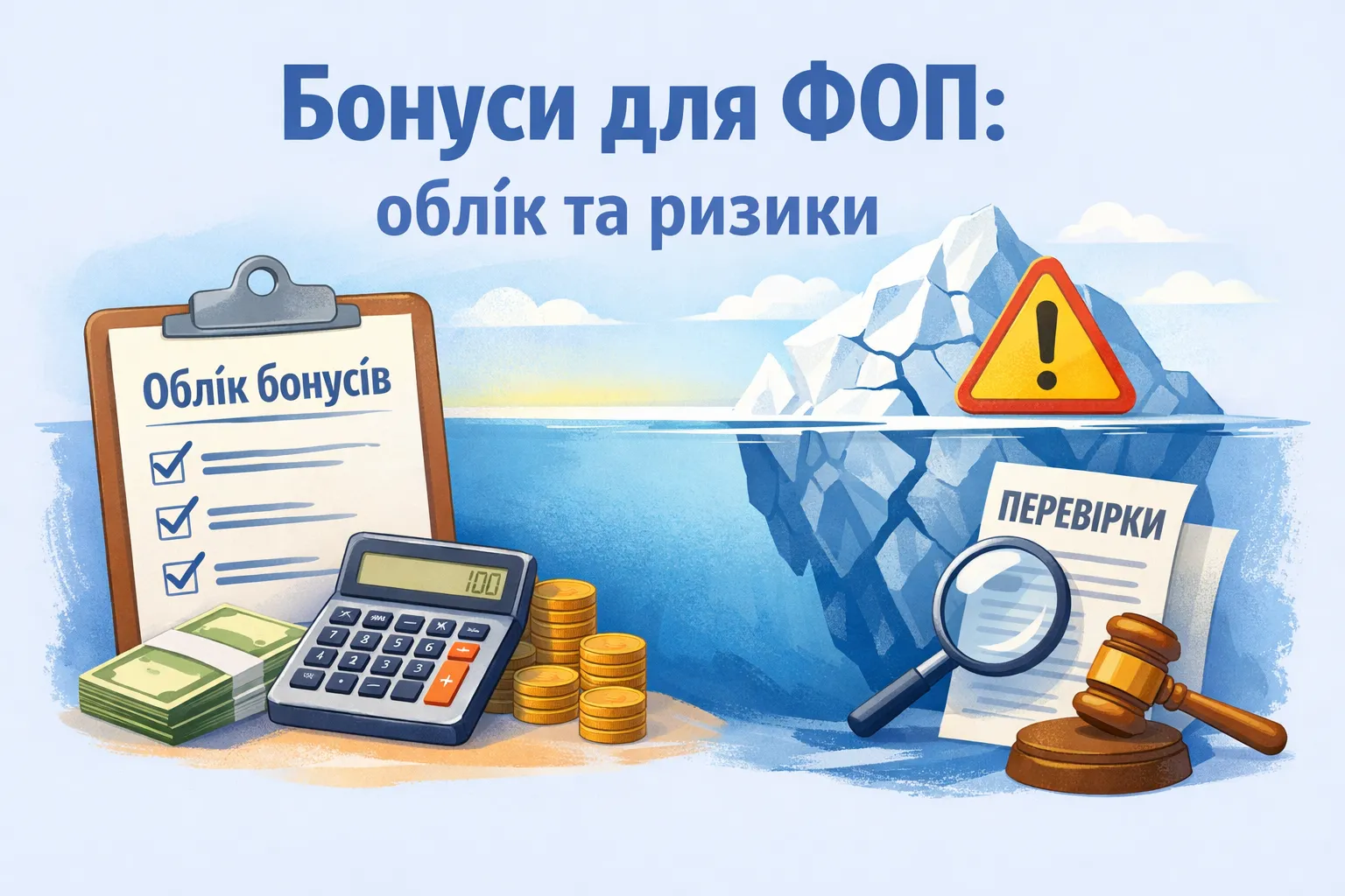 Бонуси для ФОП: облік та підводні камені