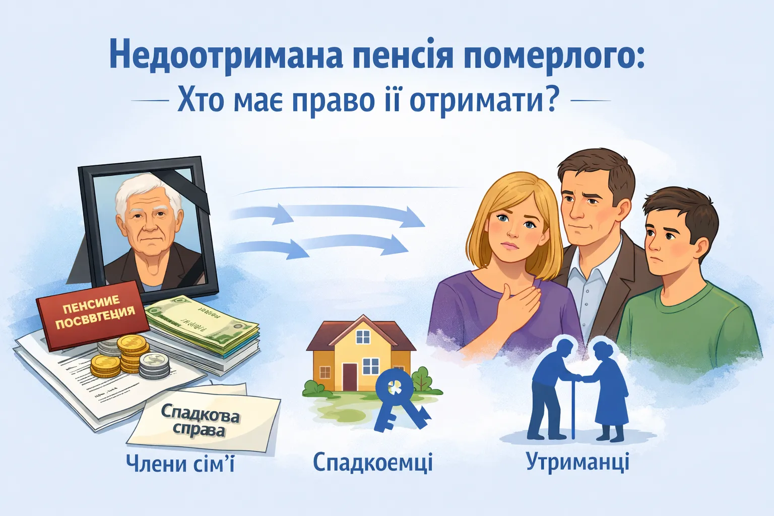 Недоотримана пенсія померлого: хто має право її отримати
