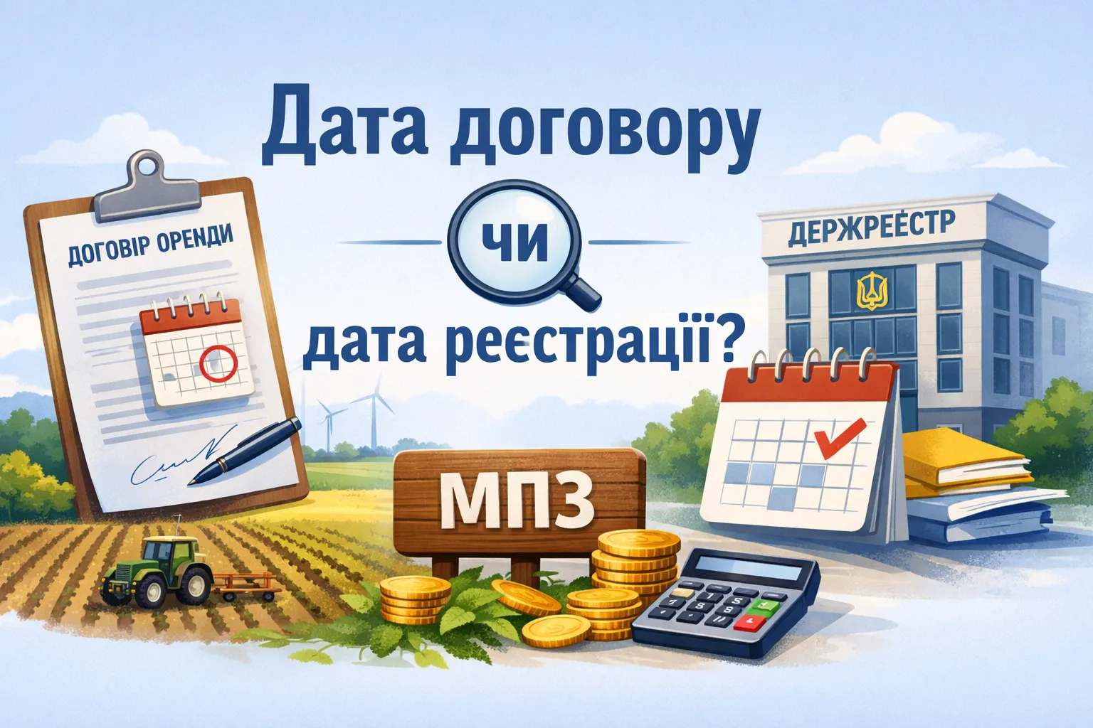 МПЗ при оренді землі: що важливіше – дата договору чи реєстрації?