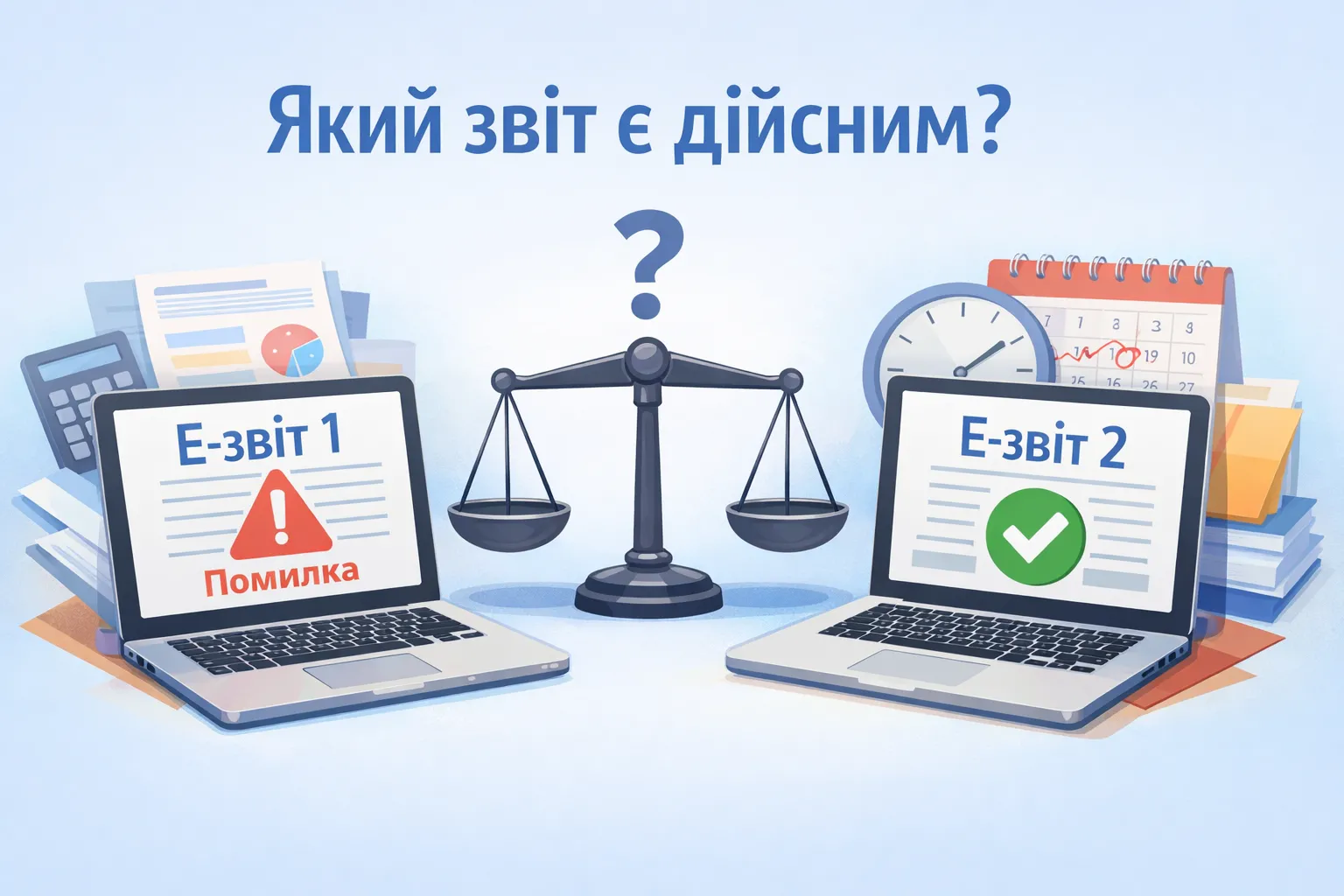 Повторно подали е-звіт через помилку: який із них вважається дійсним?