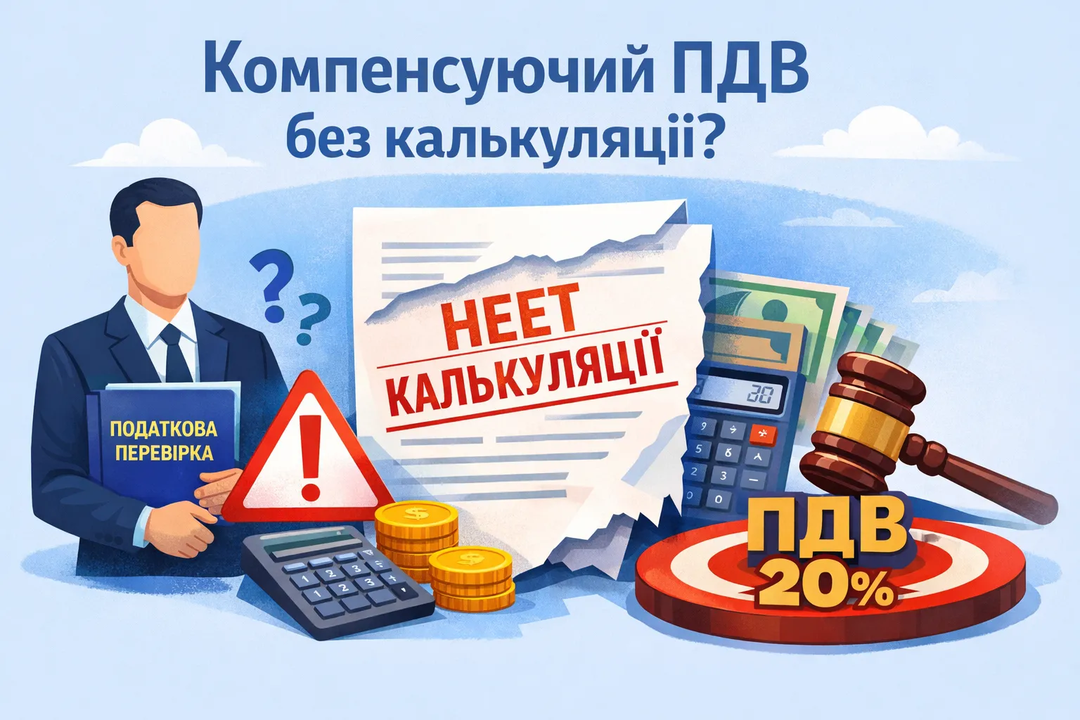 Чи загрожує компенсуючий ПДВ при ненаданні податківцям калькуляції?