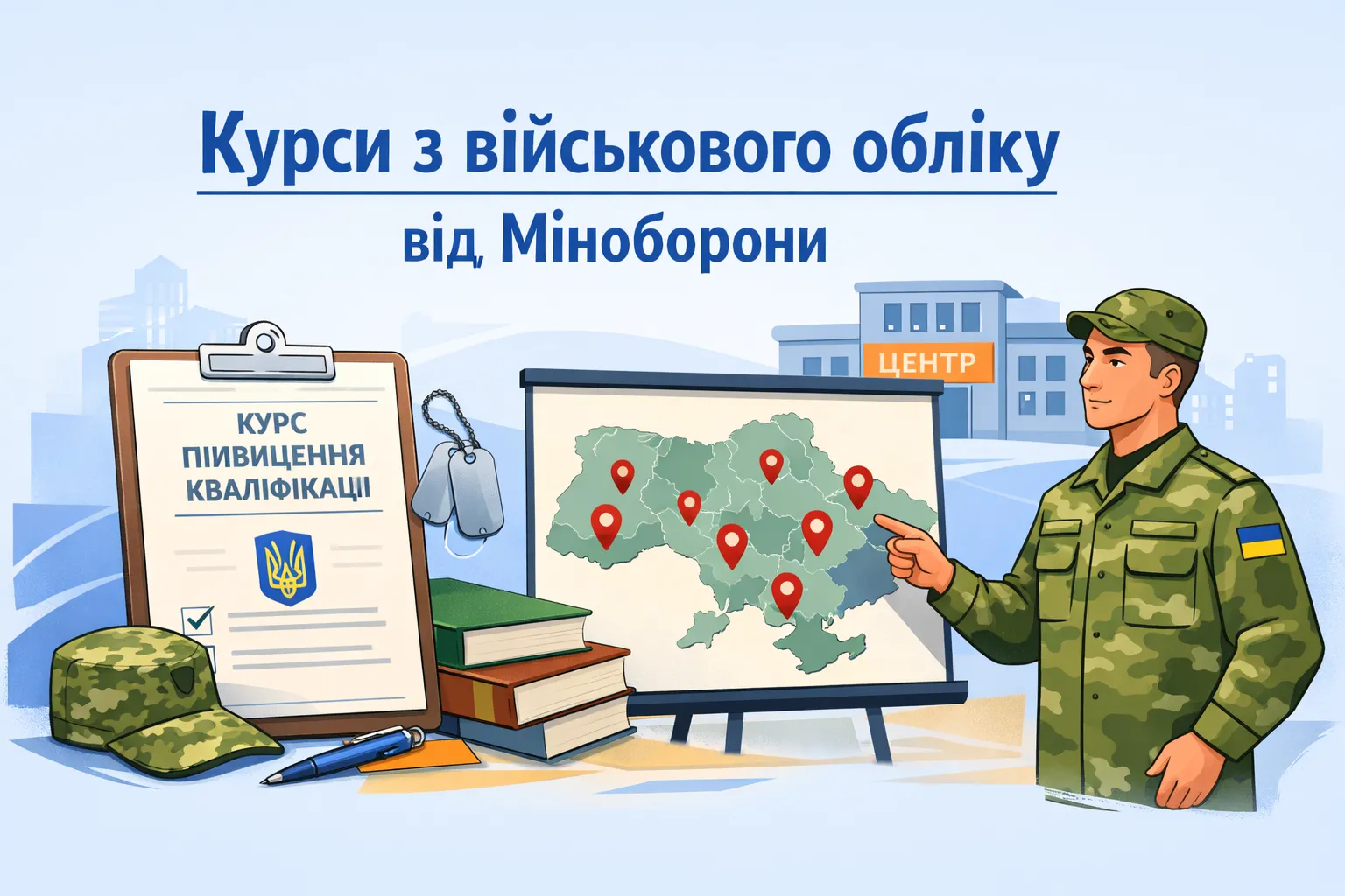 Підвищення кваліфікації з військового обліку: Міноборони назвало заклади