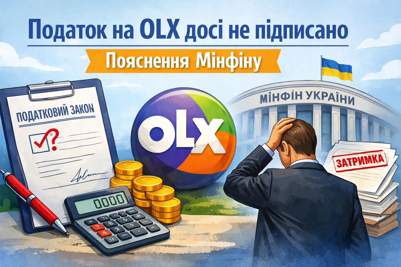Досі не підписано податок на OLX. У Мінфіні пояснили причину