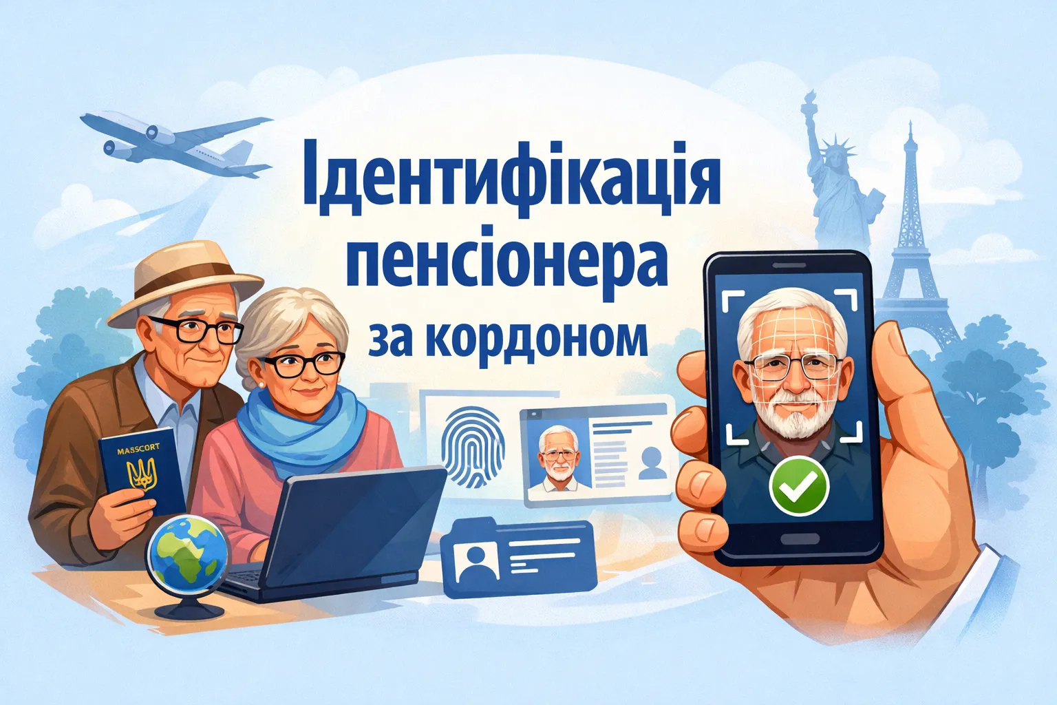 Коли перебування за кордоном зобов’язує пенсіонера пройти ідентифікацію