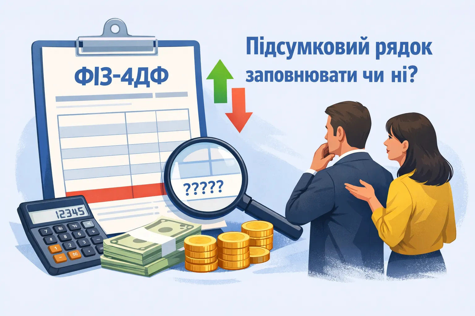 Виправляєте ФІЗ-4ДФ: заповнювати підсумковий рядок чи ні?