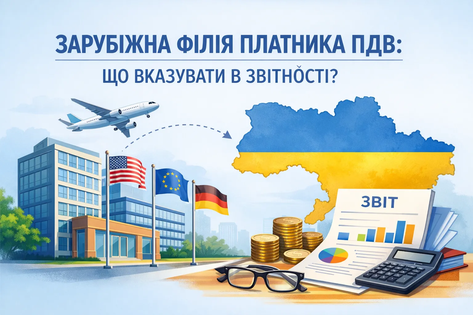 Зарубіжна філія платника ПДВ: що показувати в українській звітності?