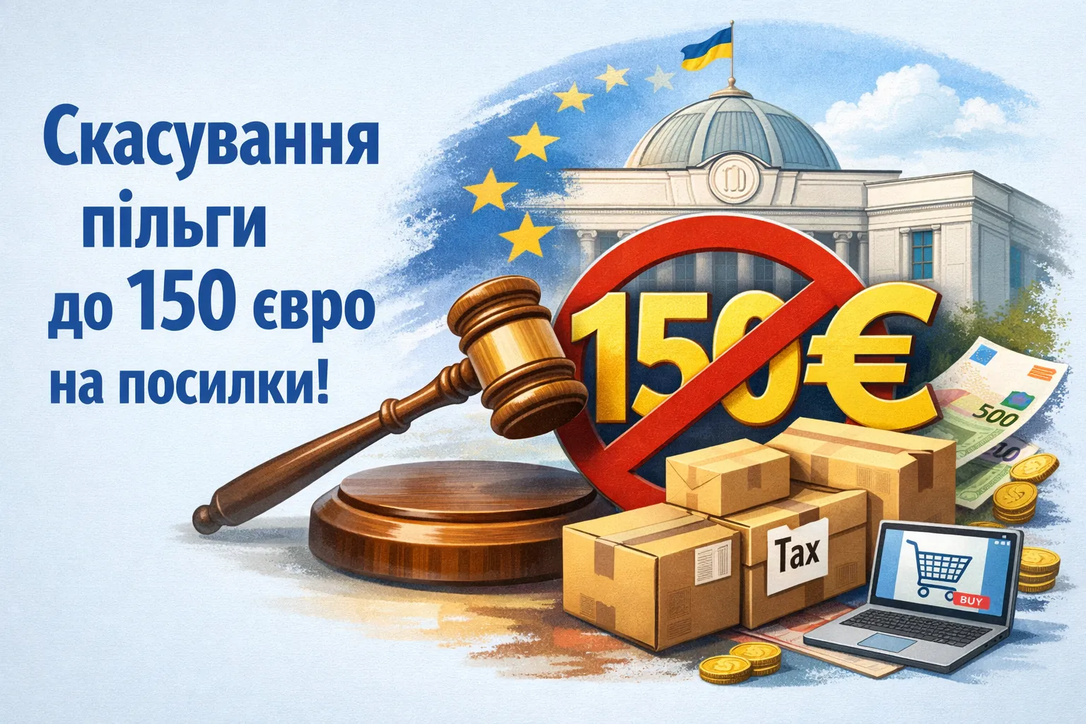 Пільгу для посилок до 150 євро планують скасувати: комітет ВР підтримав законопроєкти