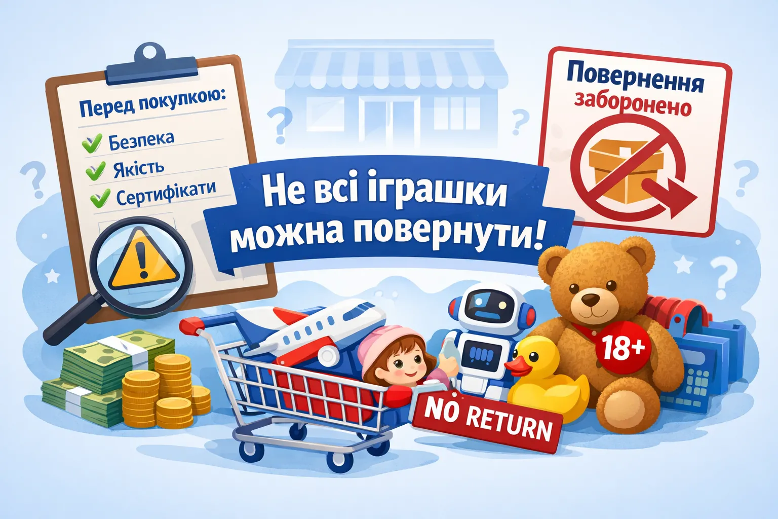 Не всі дитячі іграшки можна повернути в магазин: які саме та що перевіряти перед покупкою