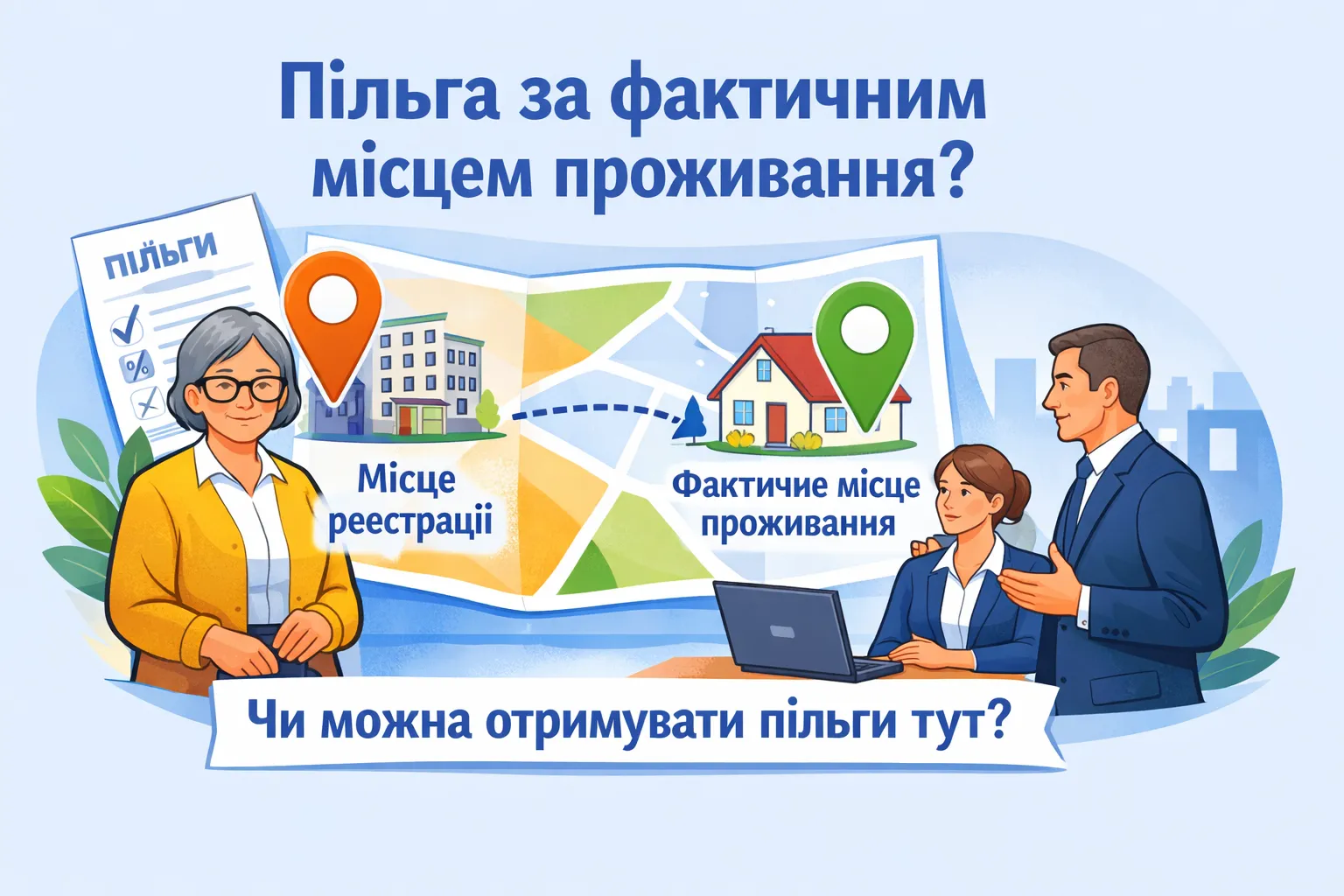 Пільговик проживає не за місцем реєстрації: чи можна отримувати пільгу за фактичним місцем проживання? Пільговик проживає не за місцем реєстрації: чи можна отримувати пільгу за фактичним місцем проживання?