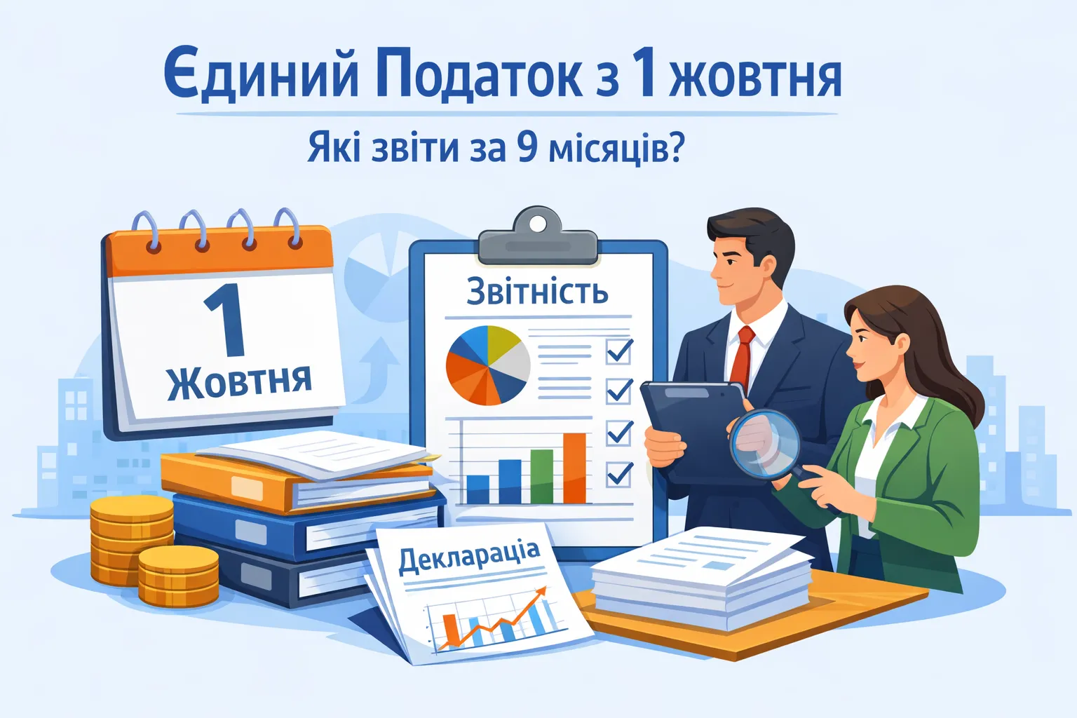 ЮО переходить на ЄП з 01 жовтня: які звіти за 9 місяців подати?