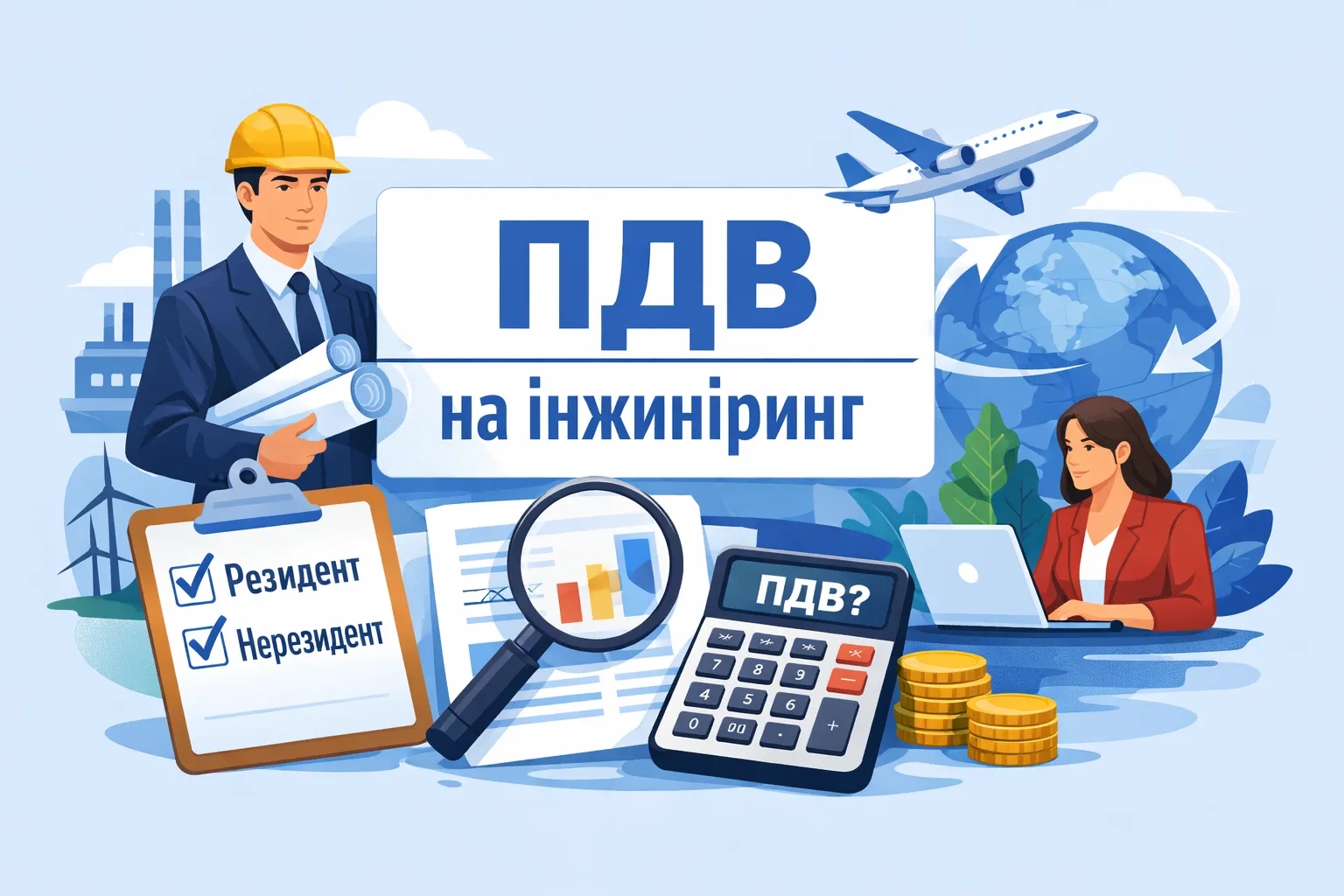 Інжиніринг для резидента й нерезидента: як визначити ПДВ