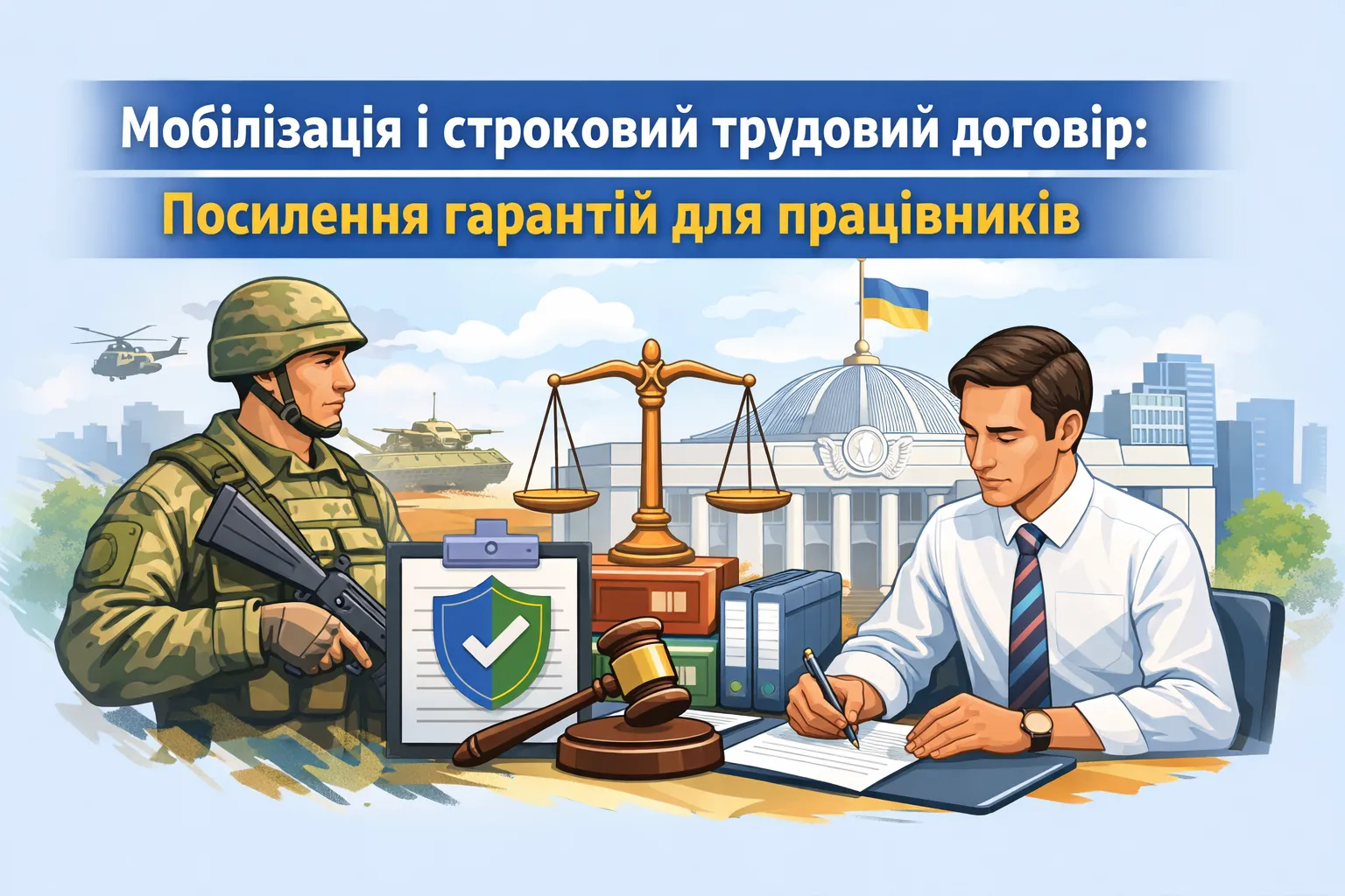 Мобілізація і строковий трудовий договір: у Раді хочуть посилити гарантії працівників