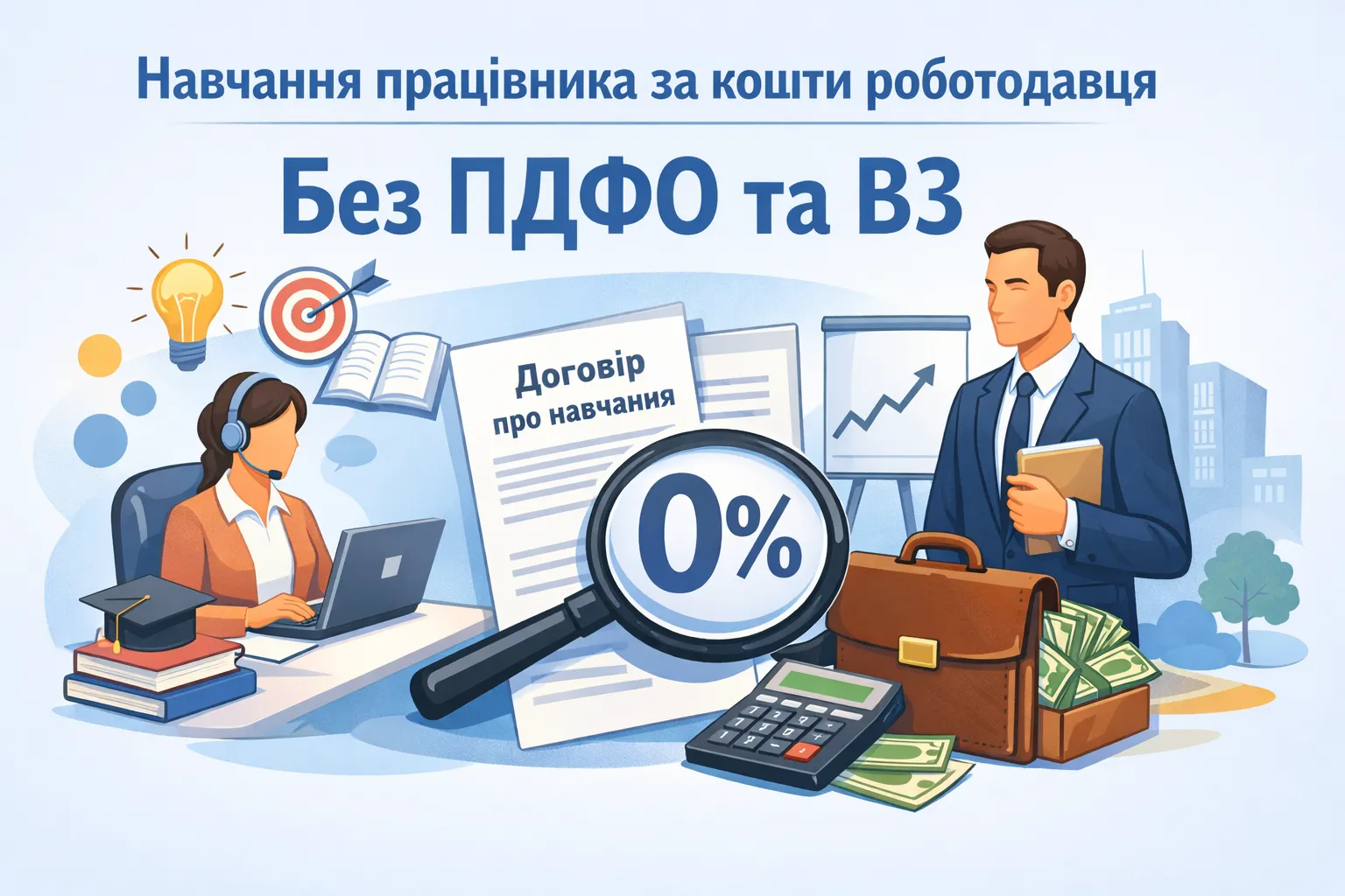 Навчання працівника за кошти роботодавця: ДПС роз’яснила, коли не буде ПДФО та ВЗ