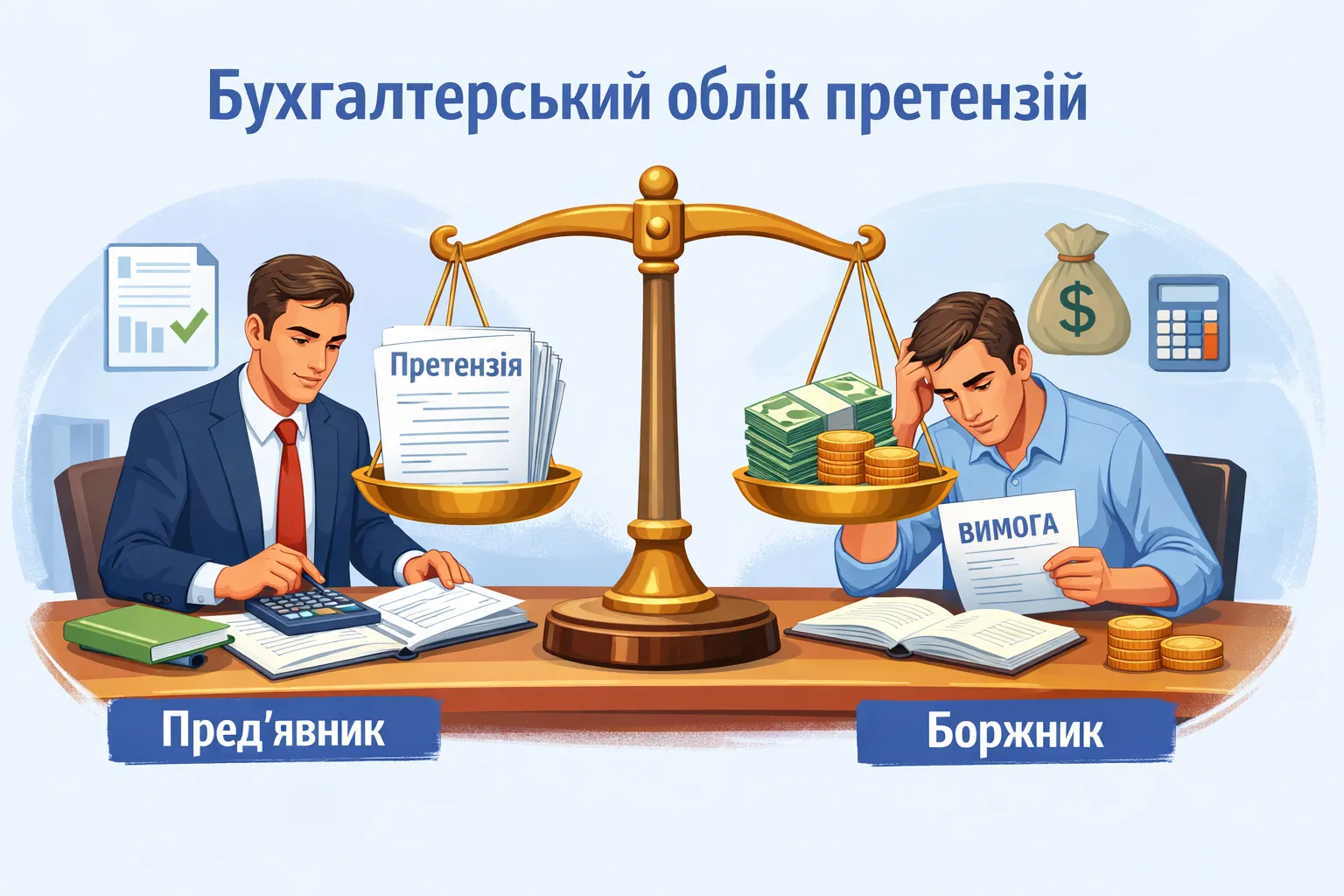 Розрахунки за претензіями: бухоблік у пред’явника і боржника