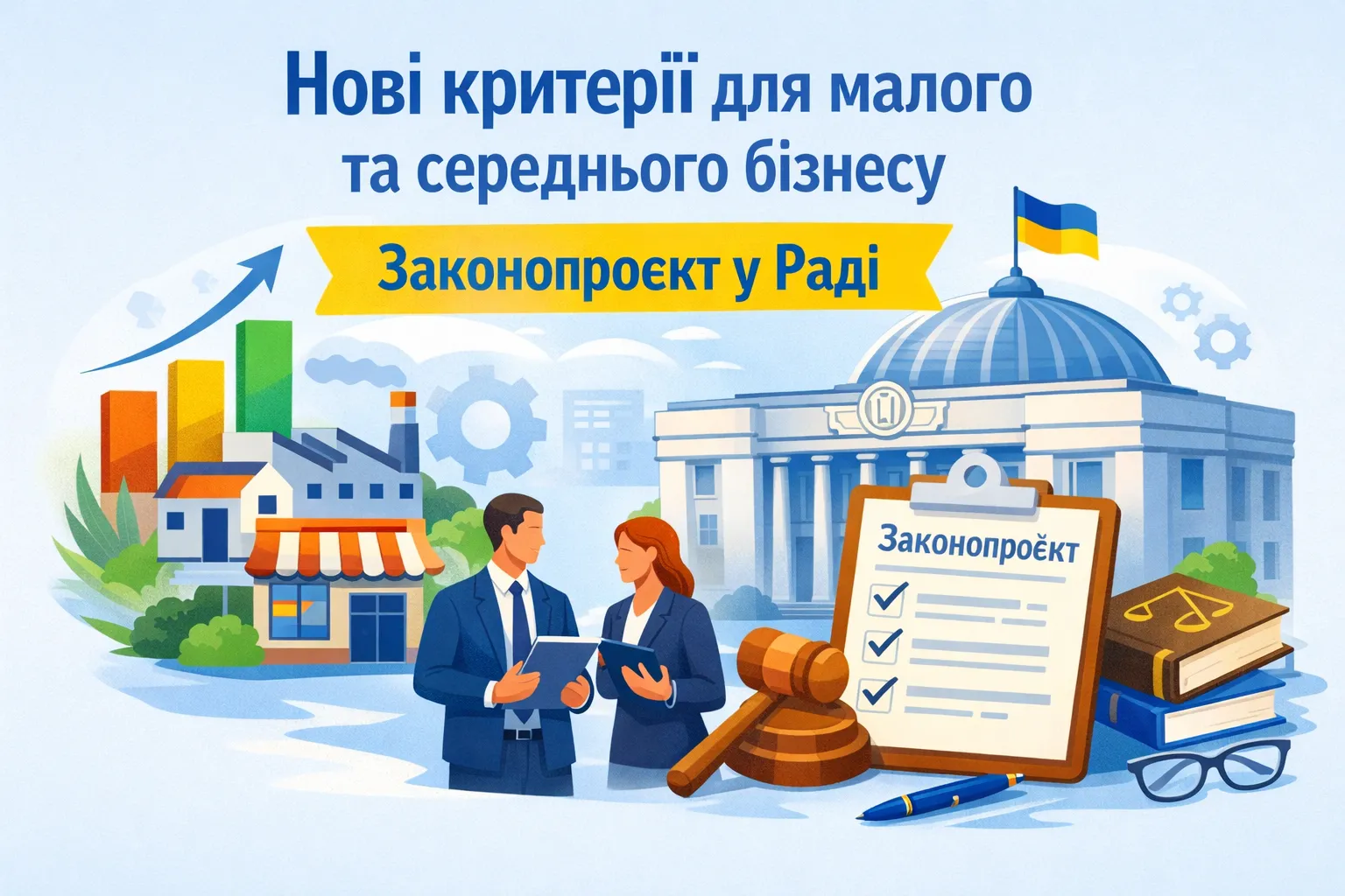 Нові критерії для малого та середнього бізнесу: у Раді зареєстрували законопроєкт