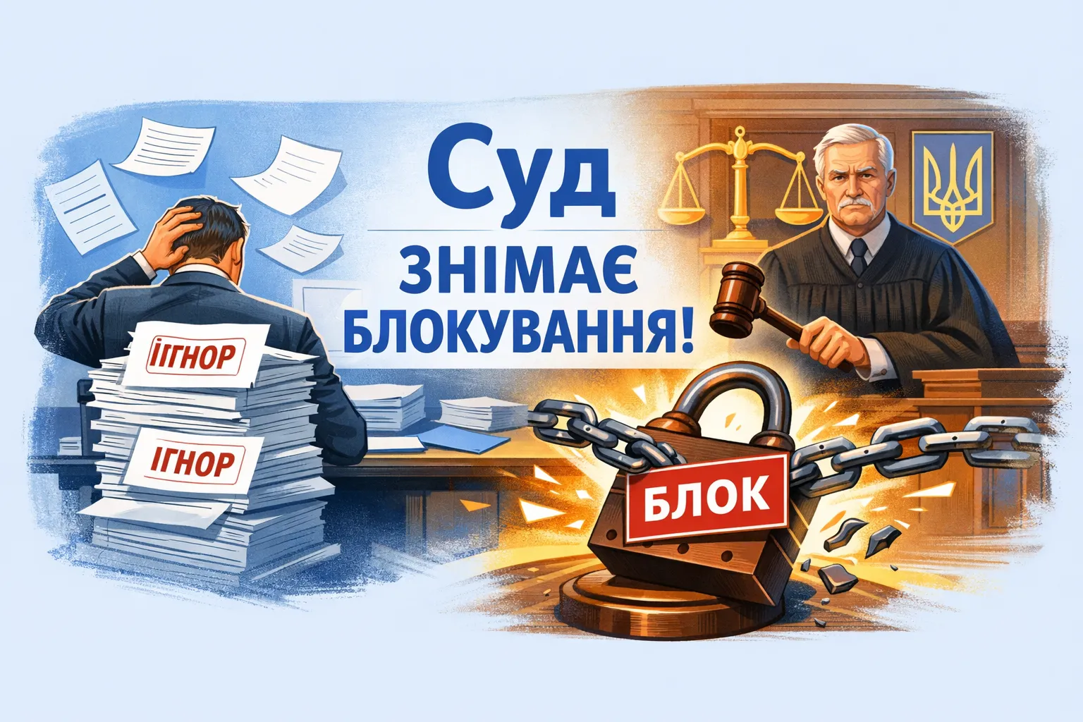 Якщо податкова ігнорує документи — то суд знімає блок