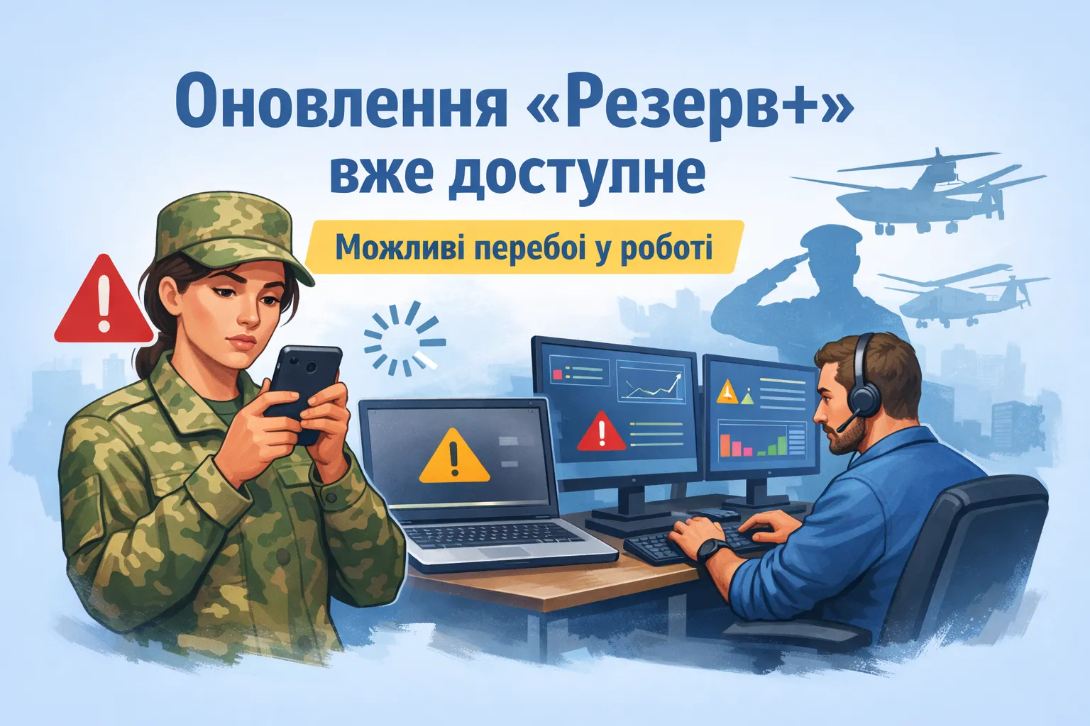 Міноборони: оновлення Резерв+ вже доступне, але може працювати з перебоями