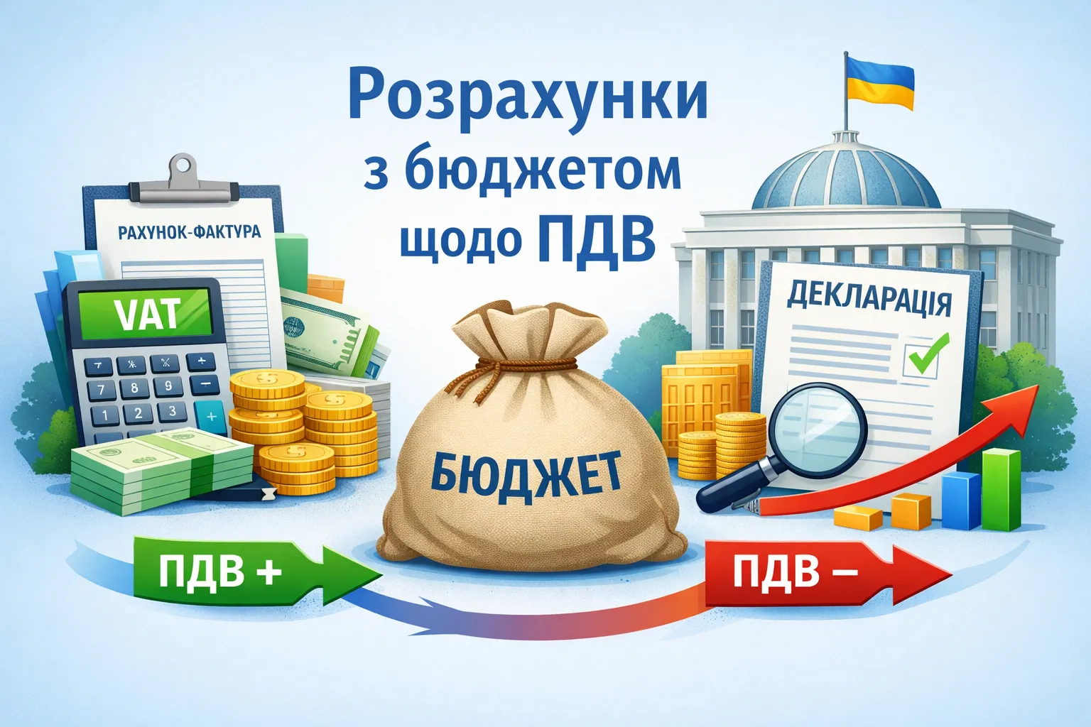 Розрахунки з бюджетом щодо ПДВ