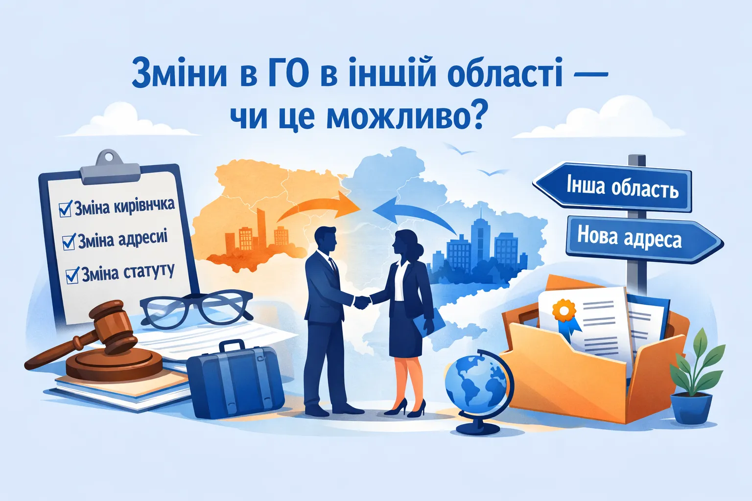 Зміна керівника, адреси чи статуту ГО: чи можна оформити в іншій області
