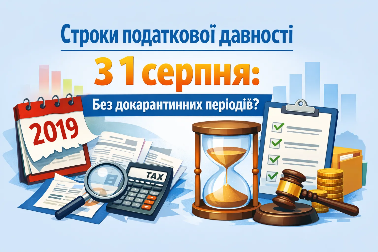 Строки податкової давності: з 1 серпня без докарантинних періодів?