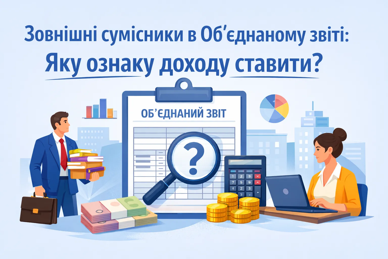 Зовнішні сумісники в новому Об’єднаному звіті: яку ознаку доходу ставити?
