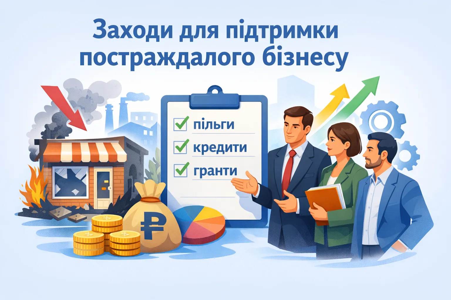 Бізнес запропонував Мінекономіки заходи для підтримки постраждалого бізнесу Бізнес запропонував Мінекономіки заходи для підтримки постраждалого бізнесу