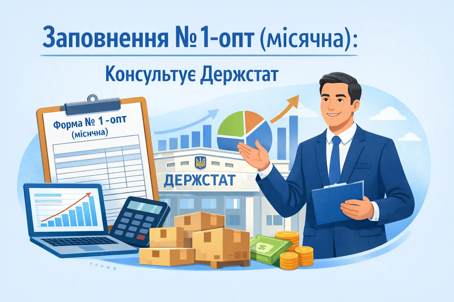 Заповнення № 1-опт (місячна): консультує Держстат Заповнення № 1-опт (місячна): консультує Держстат